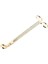 Altın Tarzı Fitil Giyotin Paslanmaz Çelik Mum Snuffer Kesici Kandil Trim Ors Güzel Parlatma İle Yuvarlak Kafa 18Cm (Yurt Dışından) 1