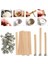 15X150Mm Stili Ahşap Mumlar Fitil, Sustainer Sekmesi İle Mum Fitil Çekirdeği, Mum Yapımı Için Tedarik Soya Parfin Balmumu (Yurt Dışından) 4