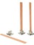 15X150Mm Stili Ahşap Mumlar Fitil, Sustainer Sekmesi İle Mum Fitil Çekirdeği, Mum Yapımı Için Tedarik Soya Parfin Balmumu (Yurt Dışından) 5