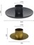 Siyah Stil Küçük Modern Minimalist Şamdan Odası Restoran Dekorasyon Mumluk Süsler Metal Demir El Sanatları Ev Подсвечник (Yurt Dışından) 4