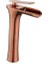 Şelale Akışlı Çanak Lavabo Bataryası Rose Gold 1