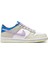 Dunk Low Gs Leather Unisex Sneaker Hakiki Deri Beyaz Mor Günlük Spor Ayakkabı 1