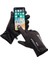 Siyah Stil M Boyutu Erkek Kadın Spor Fitness Kaymaz Bisiklet Eldiveni Kış Artı Peluş Kalın Sıcak Dokunmatik Ekran Motosiklet Fermuar Kayak Eldiveni C57 (Yurt Dışından) 2