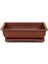 Plastik Bonsai Sukulent Alıştırma Saksısı 27 cm - Kahverengi (5 Adet) 2