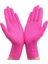 Pembe 50PCS Tarzı M Boyutu Tek Kullanımlık Nitril Eldiven Xs Alerjiye Uygun Koruyucu Güvenlik Eldiveni Çalışma Mutfak Bulaşık Makine Siyah Eldiven (Yurt Dışından) 2