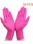Pembe 50PCS Tarzı M Boyutu Tek Kullanımlık Nitril Eldiven Vinil Lateks Kauçuk Ücretsiz Mutfak Spa Güzellik Iş Bahçe Gıda El Eldiveni Siyah Pembe Boyut x (Yurt Dışından) 1