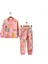 Kız Çocuk Alt-Üst Ikili Pembe Renkli Takım Kız Çocuk Eşofman Takım Kız Çocuk Pijama Takımları 4