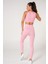 Kadın Pembe Crop Top 4