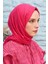 Madame Polo Bambu Kraş Şal Fuşya 2