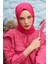 Madame Polo Bambu Kraş Şal Fuşya 3