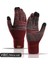 Şarap Kırmızısı Tarzı Erkekler Için Örme Eldivenler Sonbahar ve Kış Artı Kadife Renk Eşleştirme Ofset Baskı Dokunmatik Ekran Sıcak Eldivenler (Yurt Dışından) 1