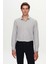Slim Fit Siyah Armürlü Gömlek 1