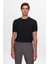 Slim Fit Lacivert Düz Örgü Rayon Triko T-Shirt 1