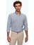 Ds Damat Regular Fit Lacivert Çizgi Desenli Gömlek 2
