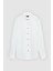 Ds Damat Slim Fit Beyaz Düz Smokin Gömlek 5