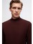 Ds Damat Regular Fit Bordo Düz Örgü Yarım Balıkçı Yünlü Triko Kazak 2