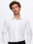 Ds Damat Slim Fit Beyaz Armürlü Gömlek 4
