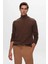 Ds Damat Regular Fit Kahverengi Jakar Desenli Kazak 1