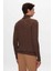 Ds Damat Regular Fit Kahverengi Jakar Desenli Kazak 4