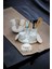 Marble Serisi Tepsili Beton Banyo Seti,pamukluk,havluluk ve Sabunluk Set 1