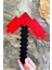 BURSA3DFILAMENT Oyuncak Red Stone Kılıç-Kazma Ikili Set/minecraft Çocuk Oyuncak Ikili Set 25 cm 3