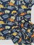 Erkek Çocuk %100 Pamuklu Dinozor Desenli Lacivert Kısa Kollu Şortlu Pijama Takımı 3