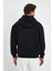 Erkek Düz Cepsiz Oversize Hoodie Sweatshırt 4