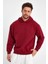 Erkek Düz Cepsiz Oversize Hoodie Sweatshırt 3