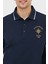 Logo Işlemeli % 100 Pamuk Regular Fit Düğmeli Polo Yaka T Shirt Erkek Polo Yaka T Shirt 24411350 013 5