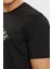 % 100 Pamuk Regular Fit Bisiklet Yaka Logolu T Shirt Erkek T Shirt 24411032 011 5