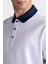 % 100 Pamuk Regular Fit Düğmeli Polo Yaka T Shirt Erkek Polo Yaka T Shirt 24411316 010 4