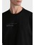 % 100 Pamuk Regular Fit Bisiklet Yaka Logolu T Shirt Erkek T Shirt 24411053 011 3