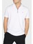 % 100 Pamuk Regular Fit Yarım Fermuarlı Polo Yaka T Shirt Erkek Polo Yaka T Shirt 24411314 010 1