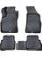 Fiat Doblo Panelvan (2 Parça) 2010-2015 3D Siyah Kokusuz Havuzulu Paspas Takımı 1