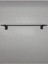 Paslanmaz Uzun Havluluk Mat Siyah 50 cm 3