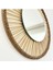Eskitme Gold Detaylı El Yapımı Bambu Rattan Duvar Aynası 2