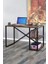 Alesta Metal Çalışma Masası 2 Raflı Laptop Bilgisayar Masası Ofis Ders Masası Yemek Masası 60X120 2