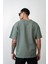 Bisiklet Yaka Oversize Düz Unisex Tişört 5