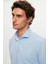 Ds Damat Slim Fit Mavi Düz Easy Iron Gömlek 2