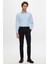Ds Damat Slim Fit Mavi Düz Easy Iron Gömlek 5