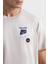 Baskılı Pamuklu Regular Fit Bisiklet Yaka T Shirt Erkek T Shirt 24411117 029 2