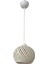 Sarkıt İp Top Avize 20 cm Başlık AMPUL DAHİL DEĞİLDİR (70 cm Kablo) EKRU 1
