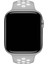 Apple Watch Uyumlu Series 5 38 mm Fileli Kordon Gri-Beyaz 3