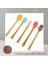 5 Li Mini Bambu Spatula Seti / Renkli 1