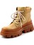 Tan Hakiki Deri Kadın Bot & Bootie CAT0111122103 5