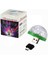 4W USB Müzik Ritimli Ledli Sihirli Disko Topu Mikro USB Otg Adaptörü 1