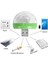 4W USB Müzik Ritimli Ledli Sihirli Disko Topu Mikro USB Otg Adaptörü 4