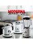 Moderna Kahvaltı Seti Su Isıtıcı Kettle + Smoothie Cam Blender + Ekmek Kızartma Makinesi Seti Beyaz 2