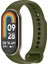 Xiaomi Mi Band 8 Serisi Klasik Kordon Silikon Strap Kayış-Haki 2