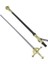 Kostüm Partisi Plastik Zararsız Zorro Kılıcı Şövalye Kılıcı 62 cm 4